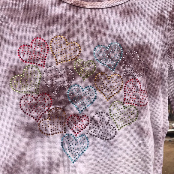 T party Tie-Dye Heart Long Sleeve Top - Picture 3 of 4